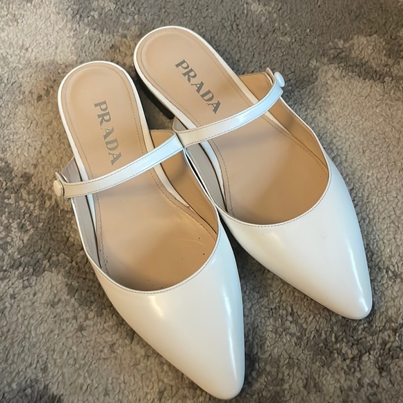Prada Shoes - PRADA MULES *NEVER WORN* SIZE 37